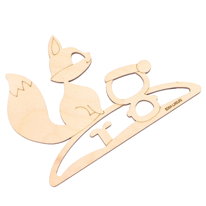 Новогодний набор для творчества. Роспись по дереву «Новый год! Ёлочка»