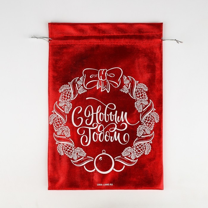 Мешочек подарочный парча «Вера в чудеса», 20 х 30 см +/- 1.5 см, Новый год Мешочек подарочный парча «Вера в чудеса», 20 х 30 см +/- 1.5 см, Новый год