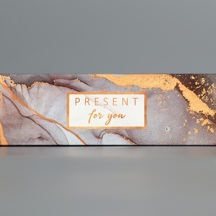 Коробка для конфет, кондитерская упаковка, 5 ячеек, «Камень», 5 х 21 х 3.3 см Коробка для конфет, кондитерская упаковка, 5 ячеек, «Камень», 5 х 21 х 3.3 см