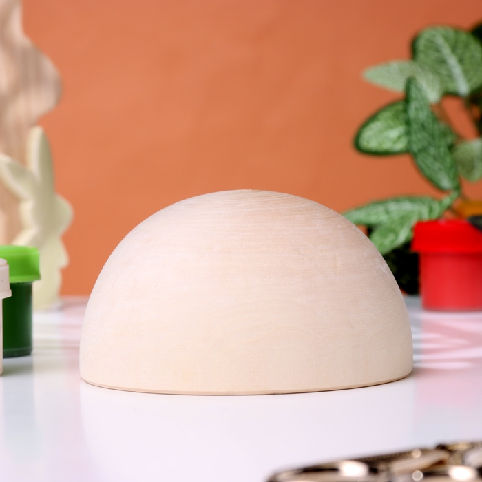 Заготовка для творчества Полусфера 100 мм Заготовка для творчества Полусфера 100 мм