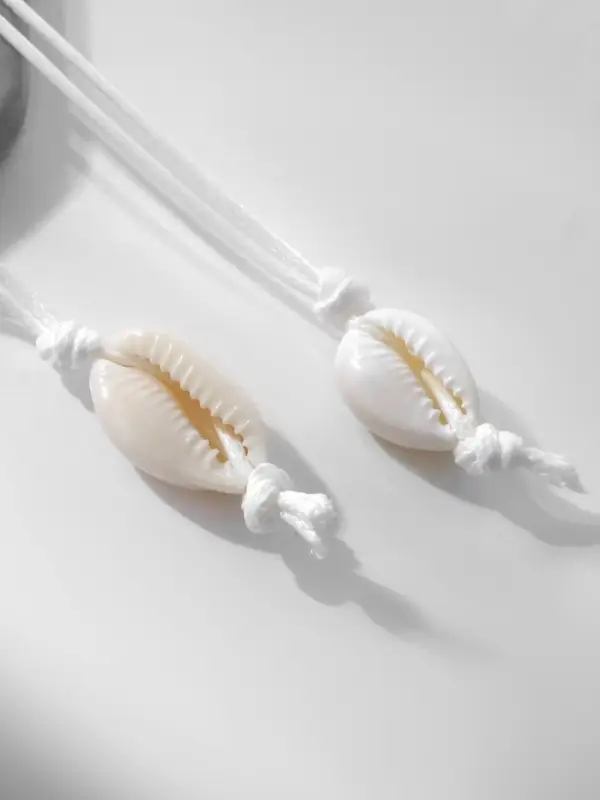 Чокер из ракушек &laquo;Морской&raquo;, белые, 90 см