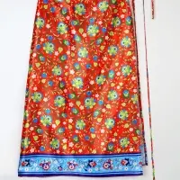 Карнавальный набор "Народная краса" юбка р-р 40-48, воротник, повязка, цвет красный