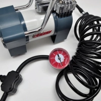 Компрессор КАЧОК K90N с витым шлангом и дефлятором