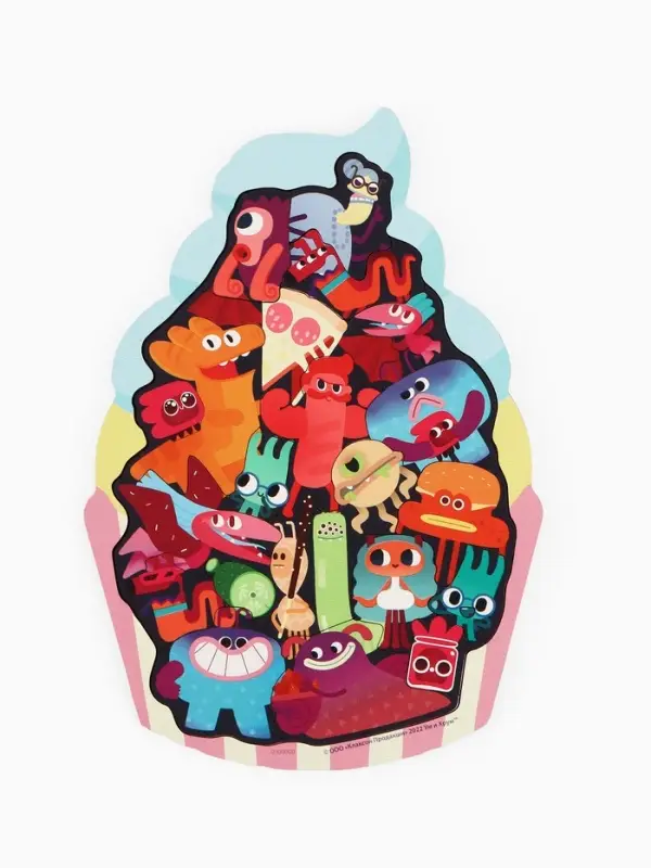 Ум и Хрум Деревянный пазл &laquo;Веселые друзья&raquo; 22 детали