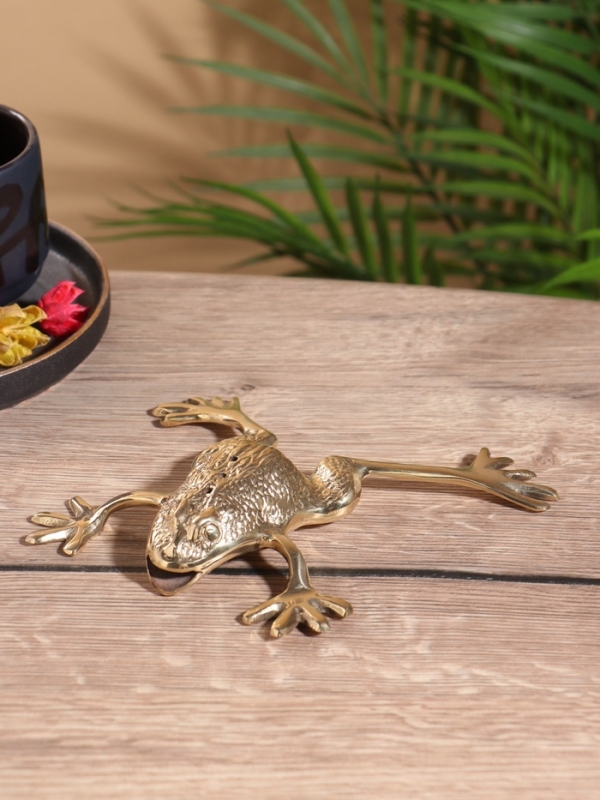 Подставка под благовония «Лягушка», латунь, 15×16×3.5 см Подставка под благовония «Лягушка», латунь, 15×16×3.5 см