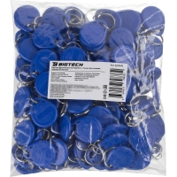 Брелок бесконтактный Bigtech EM-Marine чтение, без номера синий (100шт/уп)