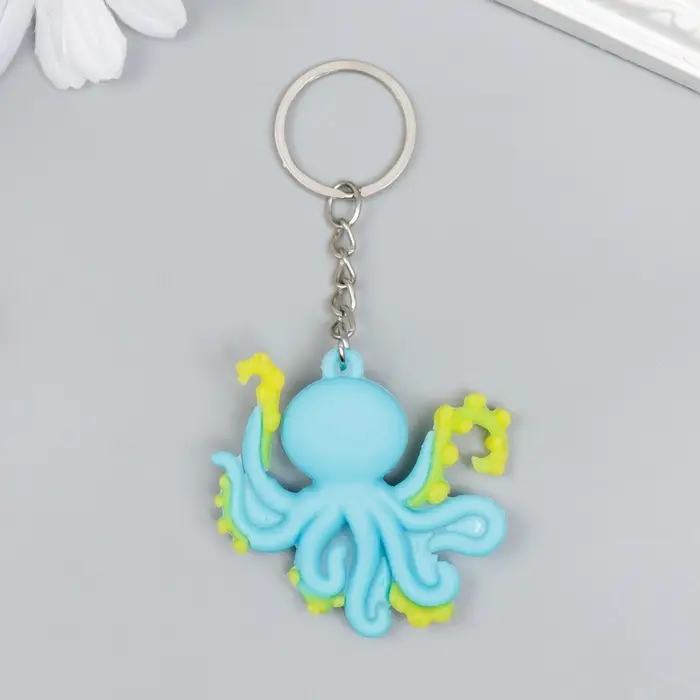 Брелок для ключей резина «Подводный мир», 10.7×5.3 см, МИКС Брелок для ключей резина «Подводный мир», 10.7×5.3 см, МИКС