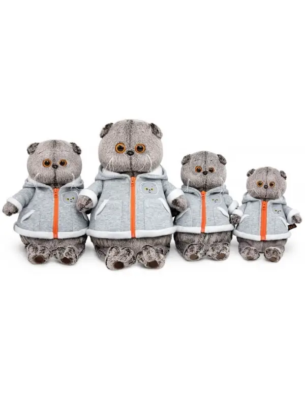 Мягкая игрушка &laquo;Кот Басик&raquo;, в толстовке дракончик, 19 см, МИКС