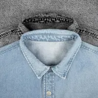 Куртка джинсовая O3, серая, размер XL/XXL