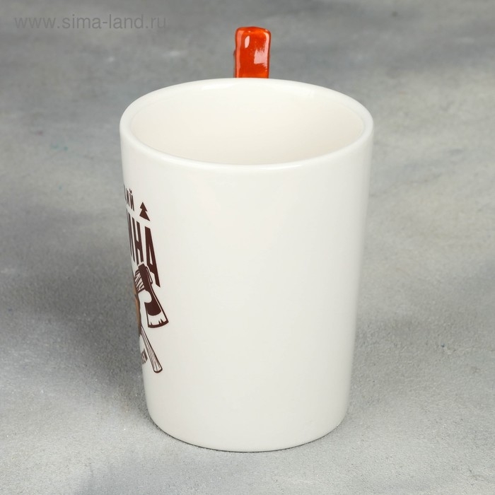 Кружка «Настоящий мужчина», с формовой ручкой, 400 мл Кружка «Настоящий мужчина», с формовой ручкой, 400 мл