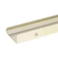 Ручка профильная мебельная торцевая CAPPIO RT002AU, L=300 мм, м/о 224 мм, сатиновое золото