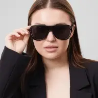 Очки солнцезащитные &laquo;OneSun. Маска&raquo;, uv 400, линза 4.5&times;5.8 см, чёрный