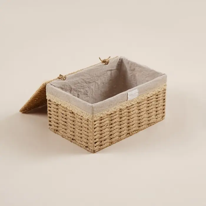 Корзина для хранения SL Home, плетёная, ручной работы, 40×30×21 см Корзина для хранения SL Home, плетёная, ручной работы, 40×30×21 см