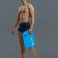 Доска для плавания ONLYTOP, 44&times;28&times;3.3 см, голубая