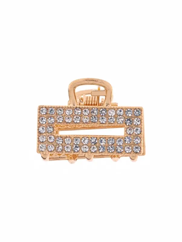 Крабик для волос &laquo;Грейс&raquo;, прямой, 2.5 см, золотистый