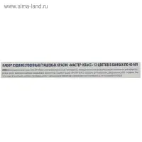 Гуашь художественная &laquo;ЗХК. Мастер класс&raquo;, набор 12 цветов &times; 40 мл, (1741010)