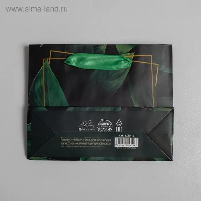 Пакет подарочный ламинированный, упаковка, Present for you, S 15 х 12 х 5.5 см Пакет подарочный ламинированный, упаковка, Present for you, S 15 х 12 х 5.5 см