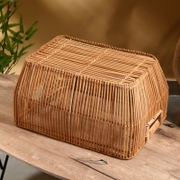 Корзина для белья, 51х38х25 см, ротанг