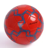 Футбольный мяч ONLYTOP, машинная сшивка, 32 панели, р. 5, PVC, резиновая камера, красный
