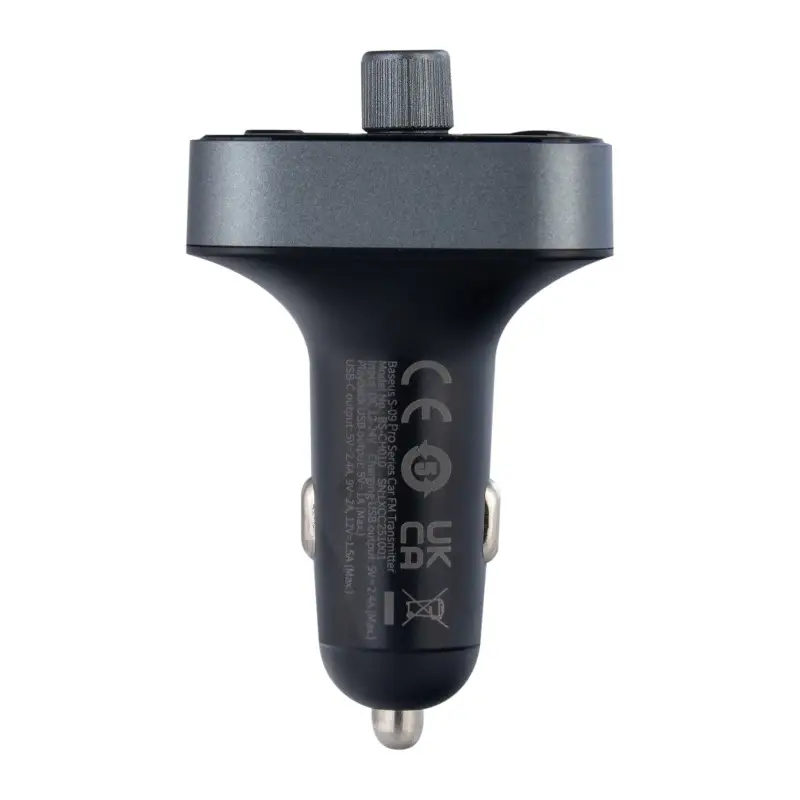 Модулятор на 2 USB +Type-C S-09 Pro Baseus C10762200113-00 черный