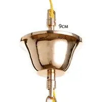 Светильник подвесной BayerLux &laquo;Лира&raquo;, люстра 3хЕ27, 40 Вт, чёрный, 60&times;60&times;85 см