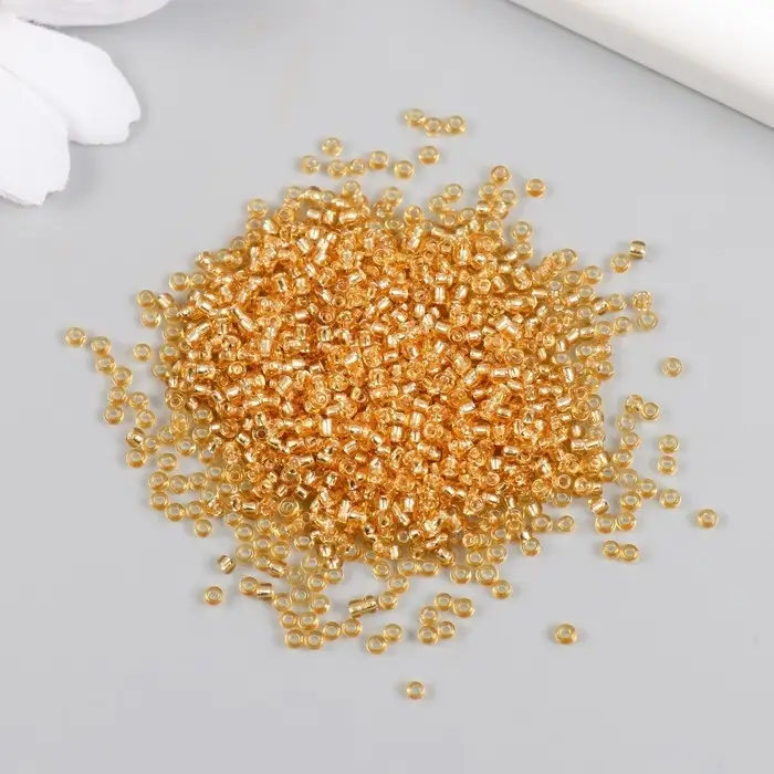 Бисер круглый 12/0  Бисер круглый 12/0 "Карамельный" 20 гр