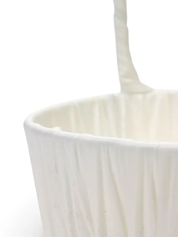 Корзина пластик 12 х 12 х 10 см, ручка__белый