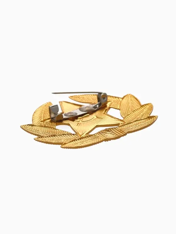 Значок Значок "Кокарда" Советской армии, красный в золоте