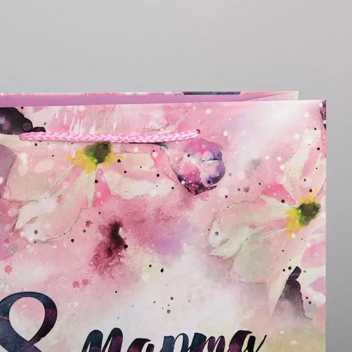 Пакет ламинированный горизонтальный &laquo;С 8 марта&raquo;, L 38&times;28&times;11.5 см