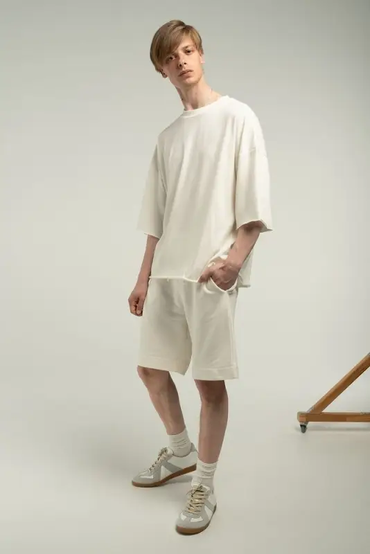 Футболка унисекс T1, молочно-белая, размер XS/S Футболка унисекс T1, молочно-белая, размер XS/S