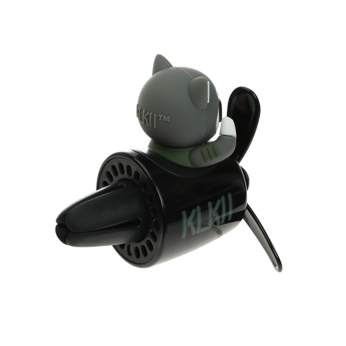 Ароматизатор Котик пилот, 2 аромата, черно-серый Ароматизатор Котик пилот, 2 аромата, черно-серый