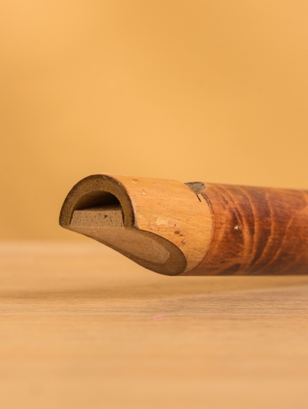 Сувенирный музыкальный инструмент  Сувенирный музыкальный инструмент "Флейта" бамбук, цв. коричневый, 30х2х2 см