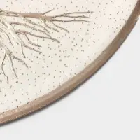 Салфетки сервировочные на стол Доляна &laquo;Древо&raquo;, 2 шт., d=38 см, бежевые