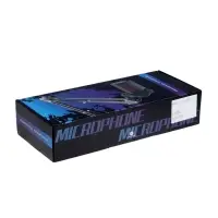 Микрофон конденсаторный для ПК, USB, пантограф, поп-фильтр, подсветка, шумоподавление, белый