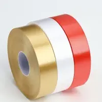 Лента для декора и подарков, МИКС белый, золотой, красный, 2 см &times; 45 м&plusmn;5%