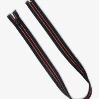 Молния &laquo;Спираль&raquo;, №5, разъёмная, замок автомат, 80 см, оранжевая, тёмно-синяя