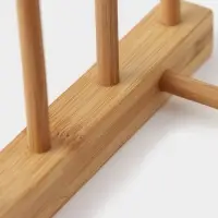 Подставка - сушилка для разделочных досок и крышек Доляна, 30&times;10, 6 мест, бамбук