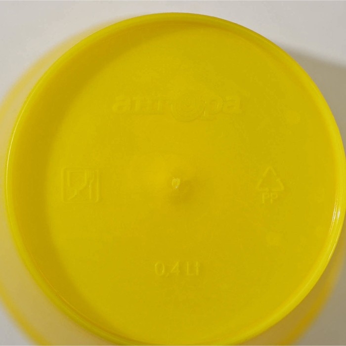 Набор пластиковых стаканов, 3 шт, 400 мл, цвет жёлтый Набор пластиковых стаканов, 3 шт, 400 мл, цвет жёлтый