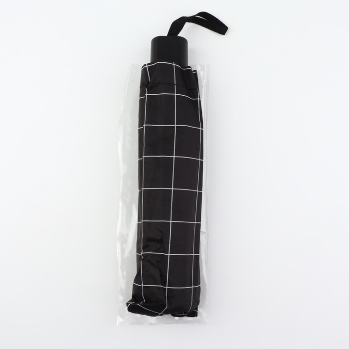 Зонт механический «Крупная клетка», эпонж, 4 сложения, 8 спиц, R = 48/55 см, D = 110 см, цвет МИКС Зонт механический «Крупная клетка», эпонж, 4 сложения, 8 спиц, R = 48/55 см, D = 110 см, цвет МИКС