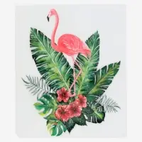 Термонаклейка &laquo;Фламинго в кустах&raquo;, 19.5&times;15 см