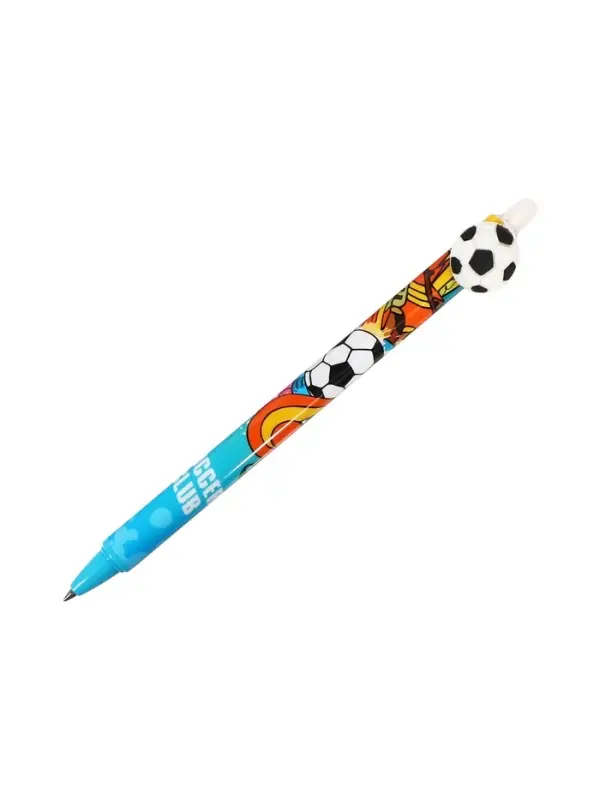 Ручка гелевая со стираемыми чернилами 0.5 мм, стержень синий, МИКС