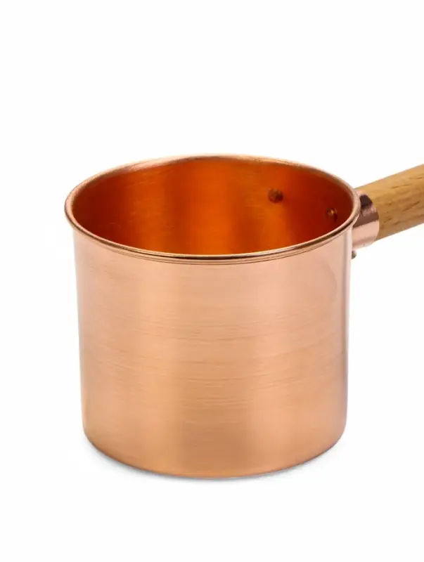 Ковш - черпак для бани и сауны, 400 мл, медь, деревянная ручка