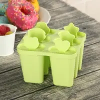 Форма для мороженого Доляна &laquo;Нега&raquo;, 6 ячеек, пластик, МИКС