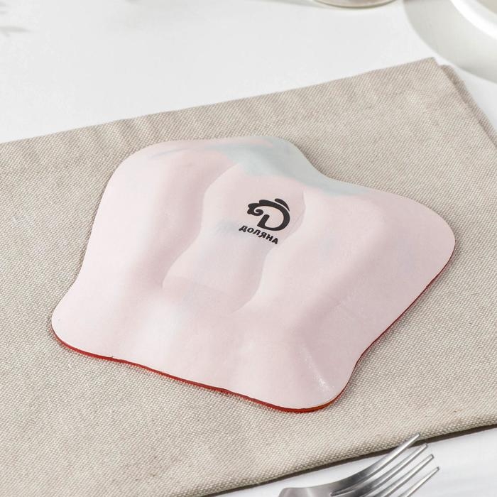 Блюдо стеклянное сервировочное Доляна «Перчик», цвет красный, 16×15 см Блюдо стеклянное сервировочное Доляна «Перчик», цвет красный, 16×15 см