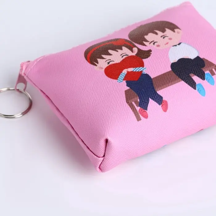 Кошелёк детский LOVE, монетница, на молнии, МИКС