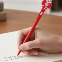 Ручка-прикол &laquo;Новый год&raquo;, световая, синий стержень, шариковая, МИКС