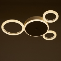 Люстра с ПДУ 2033/3 LED 68Вт белый 47х40х4,5 см BayerLux