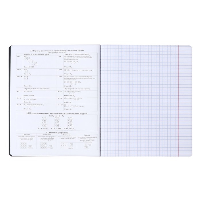 Тетрадь предметная ИНФОРМАТИКА, 48 листов в клетку, ErichKrause "Зри в корень", пластиковая обложка, шелкография, блок офсет 100% белизна, инфо-блок