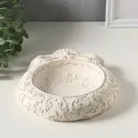 Подставка для мелочей &laquo;Череп резной&raquo;, 24&times;18&times;3 см, гипс