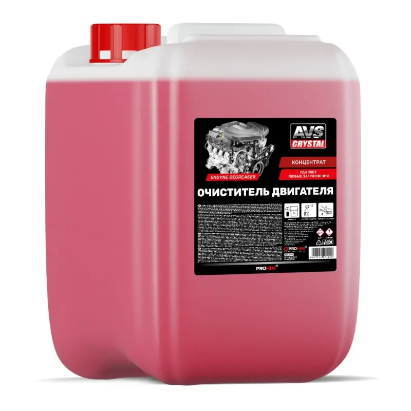 Очиститель двигателя (концентрат) 20 кг AVS AVK-801